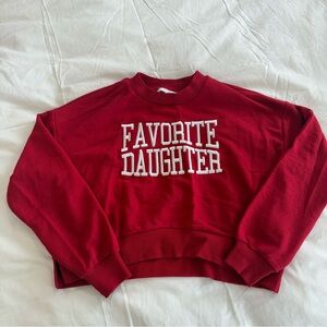 Favorite Daughter Red Sweatshirt